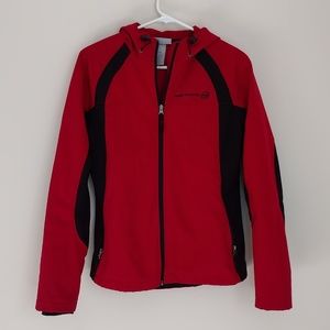 Free Country Hooded Red & Black Activeware Jacket