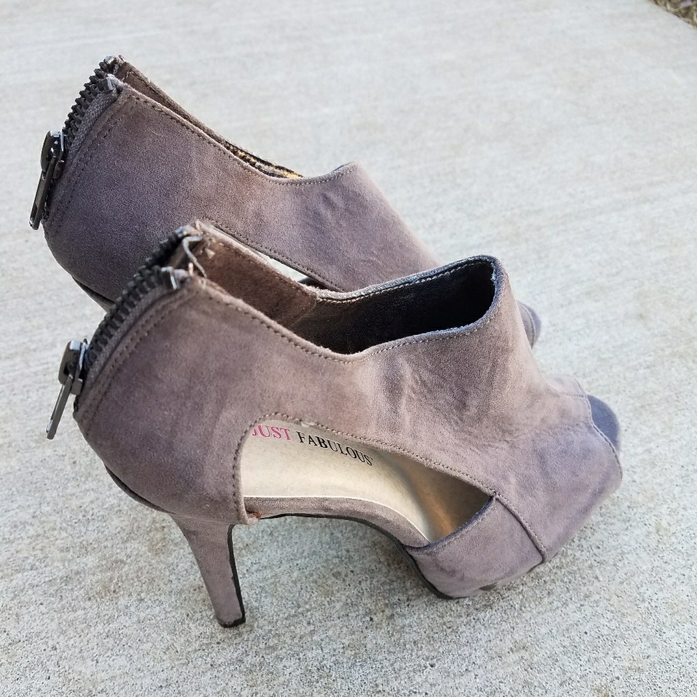 Gray Summer Booties