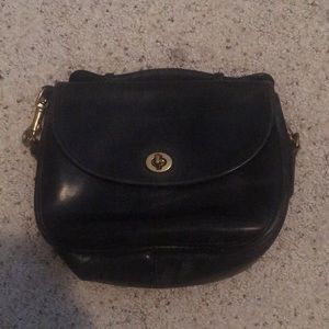 Black coach purse