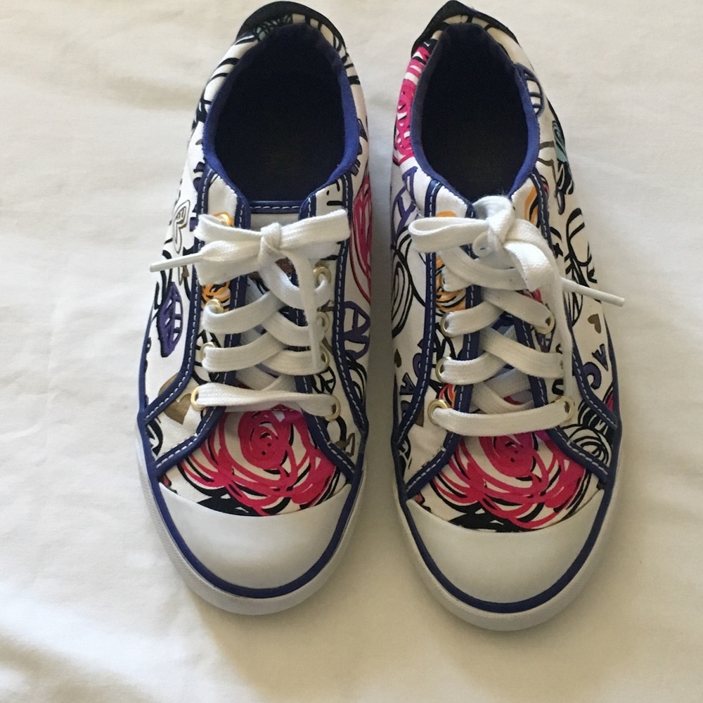 Coach Floral Print Sneakers
