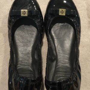Tory Burch EDDIE Patent Leather Flats