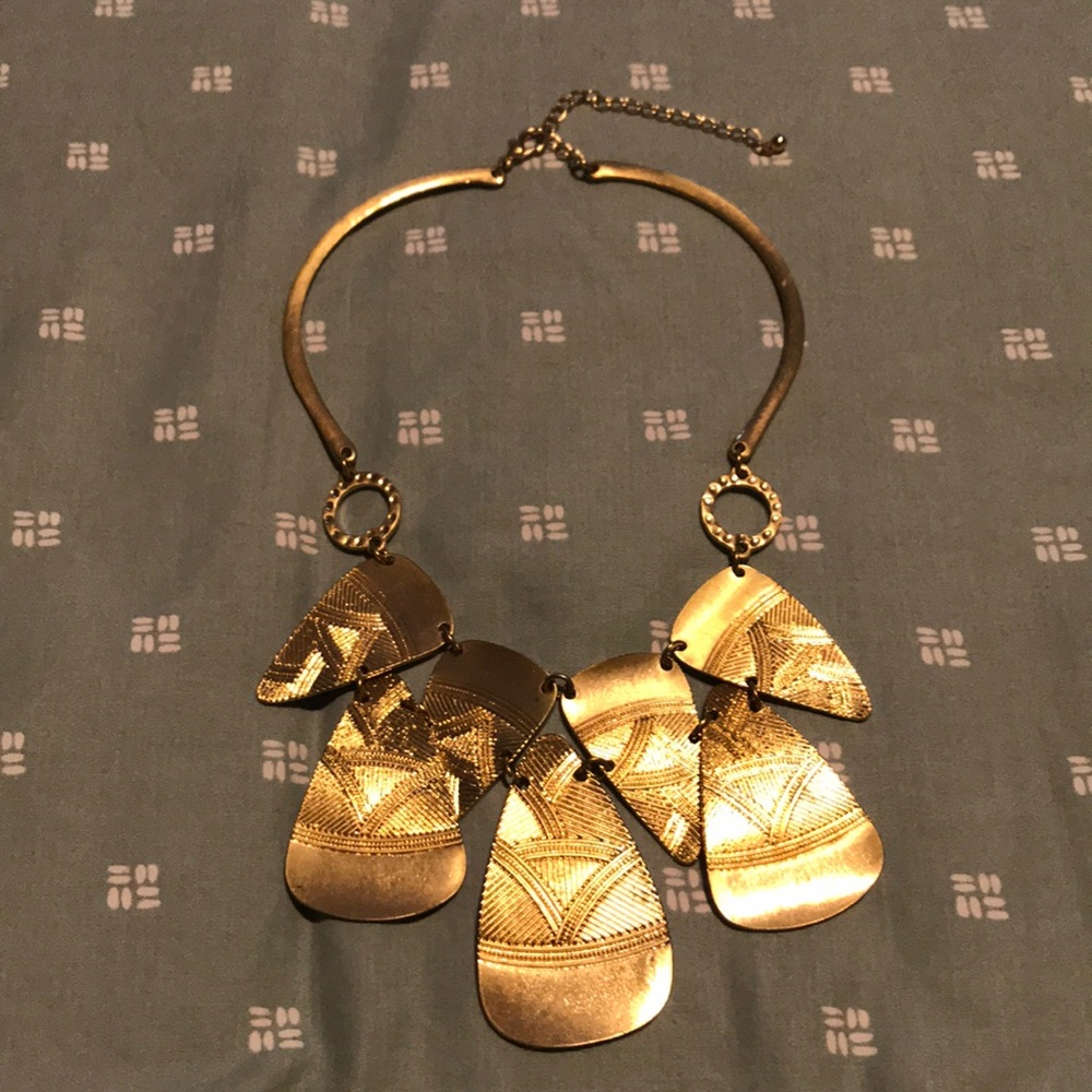 Free People Gold collar necklace