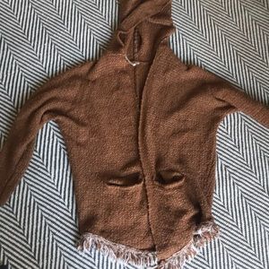 Free people sweater (hoodie cardigan)