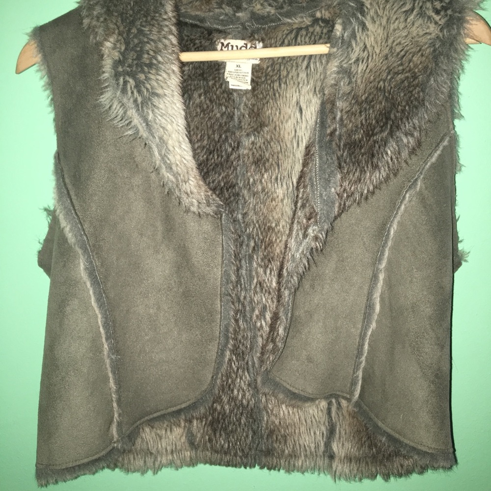 furry vest