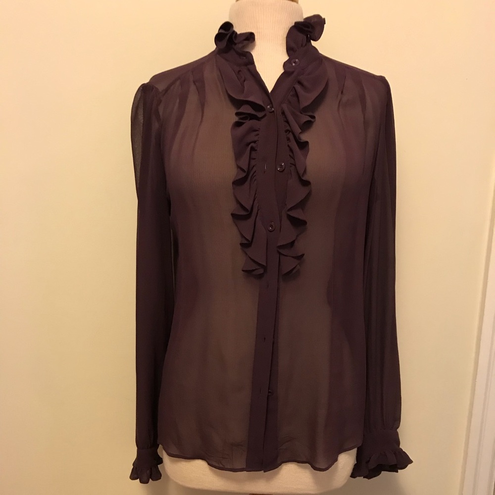 Wilfred deep purple blouse