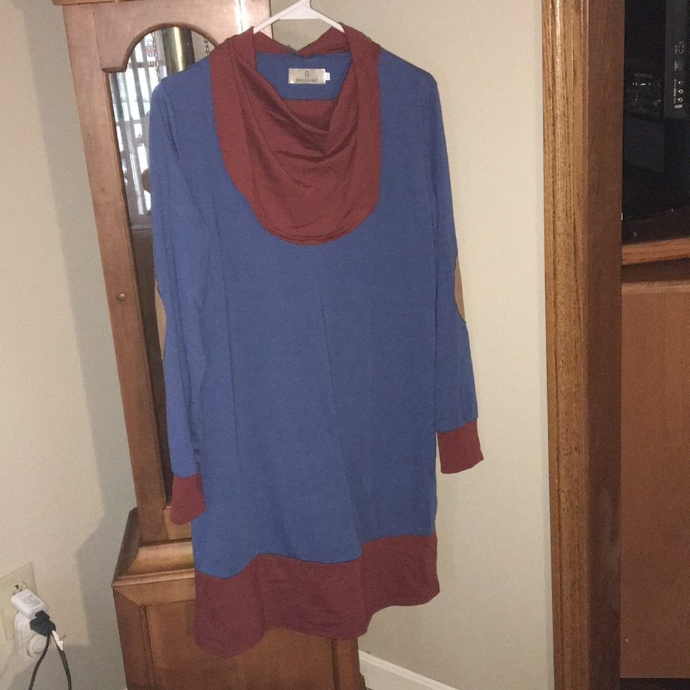Cowl neck dress
