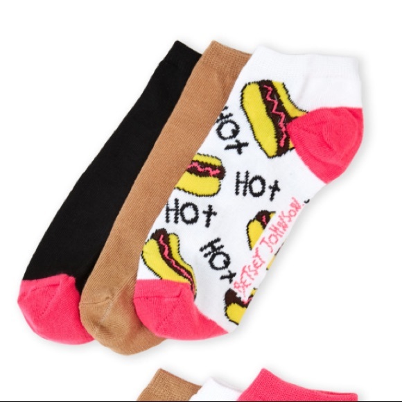 Betsey Johnson Burger Socks - Picture 3 of 4