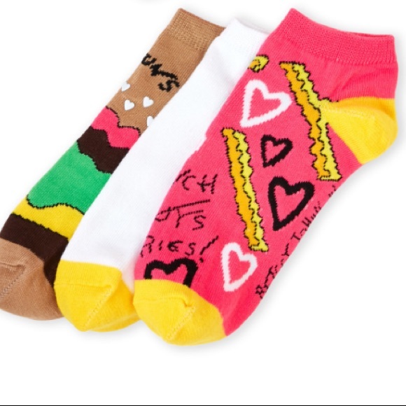 Betsey Johnson Burger Socks - Picture 4 of 4