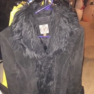 Pure Suede & Fur Coat
