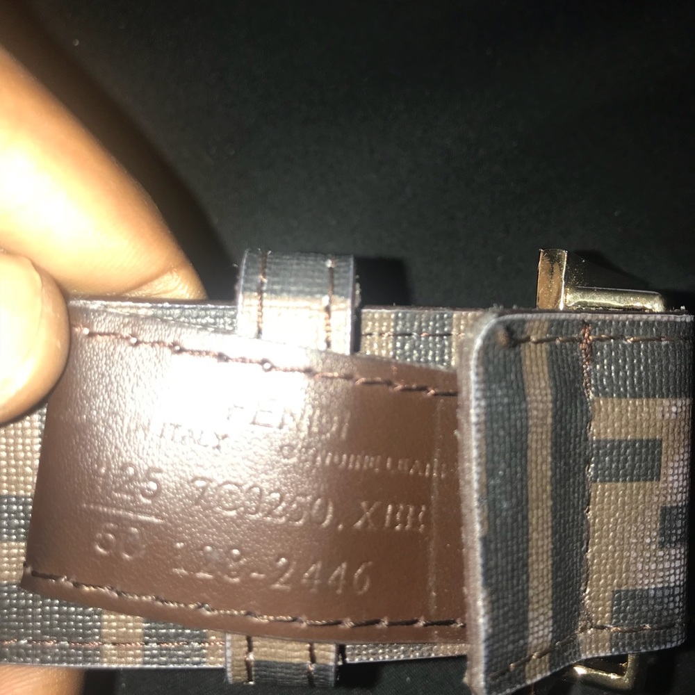 Authentic fendi belt