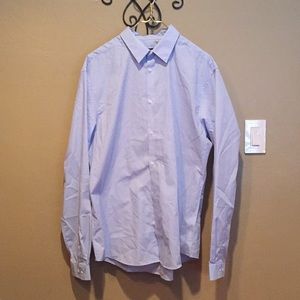 H&M men's blue easy iron button down NEW w/ TAGS