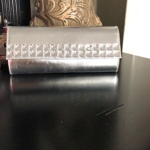 Silver Cocktail Clutch