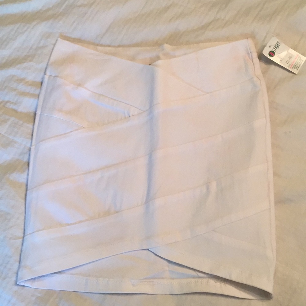 White skirt