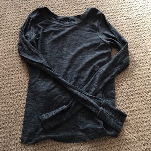 Lululemon open back tie long sleeve