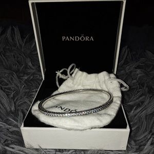 Pandora 7.9” Twinkling Forever Bangle Bracelet