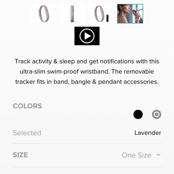 Fitbit Flex 2 Lavender - Picture 5 of 5