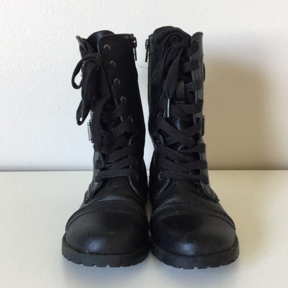 Self Esteem Combat Boots