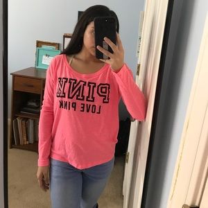 victoria’s secret pink long sleeve shirt