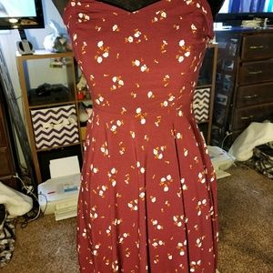 Old Navy Floral Fit N Flare Dress