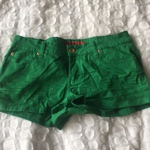 Green Short Shorts