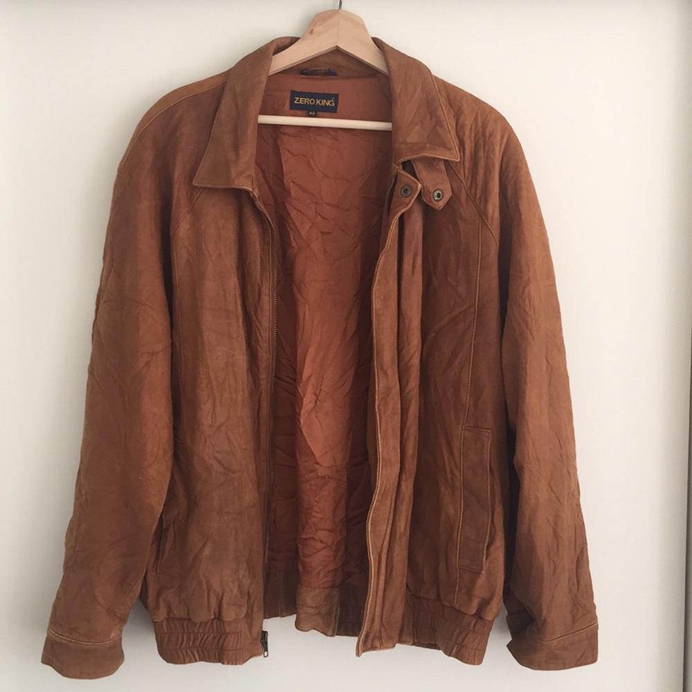 Men’s vintage genuine leather jacket