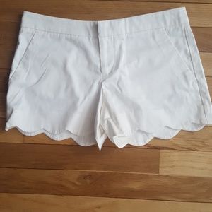 Club Monaco scalloped shorts