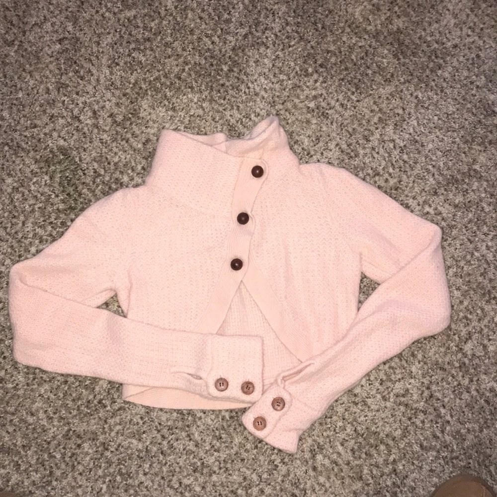 Anthropologie Pink Sweater