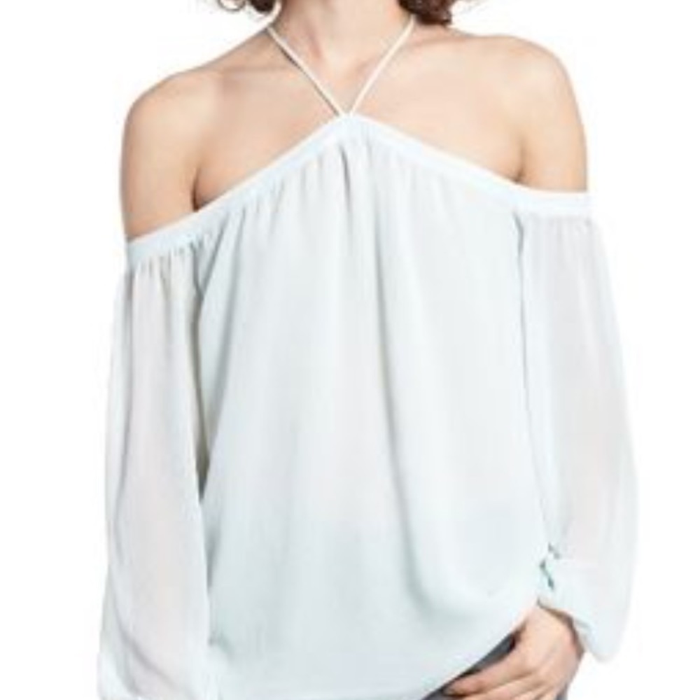 Wayf 'liberty' cold shoulder halter top NWOT