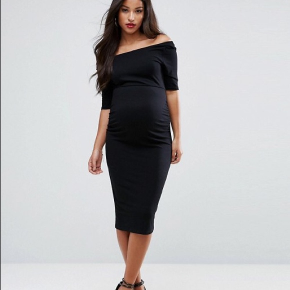 ASOS Bardot maternity dress