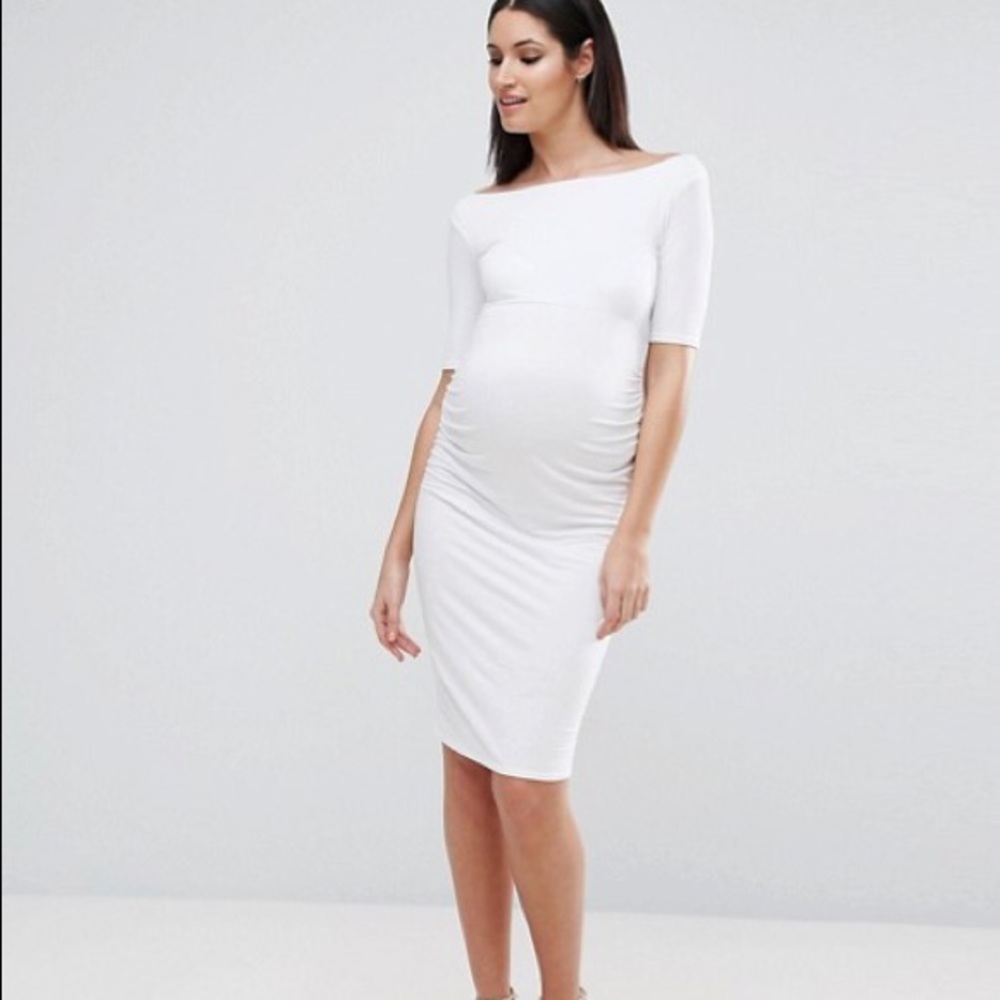 ASOS Bardot maternity dress