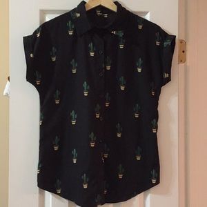 Cactus button down