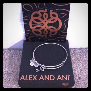 Alex and Ani Silver Key Bracelet
