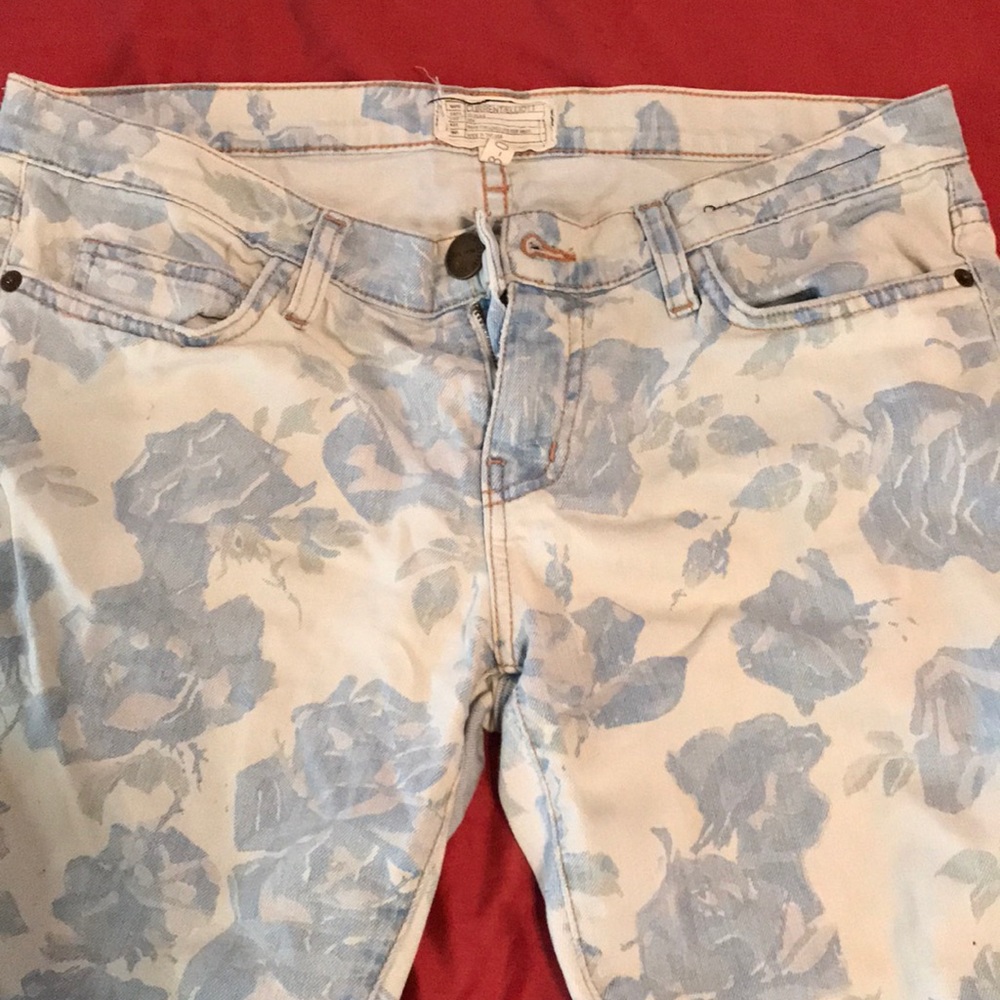 Current Elliot Floral patterned Jeans