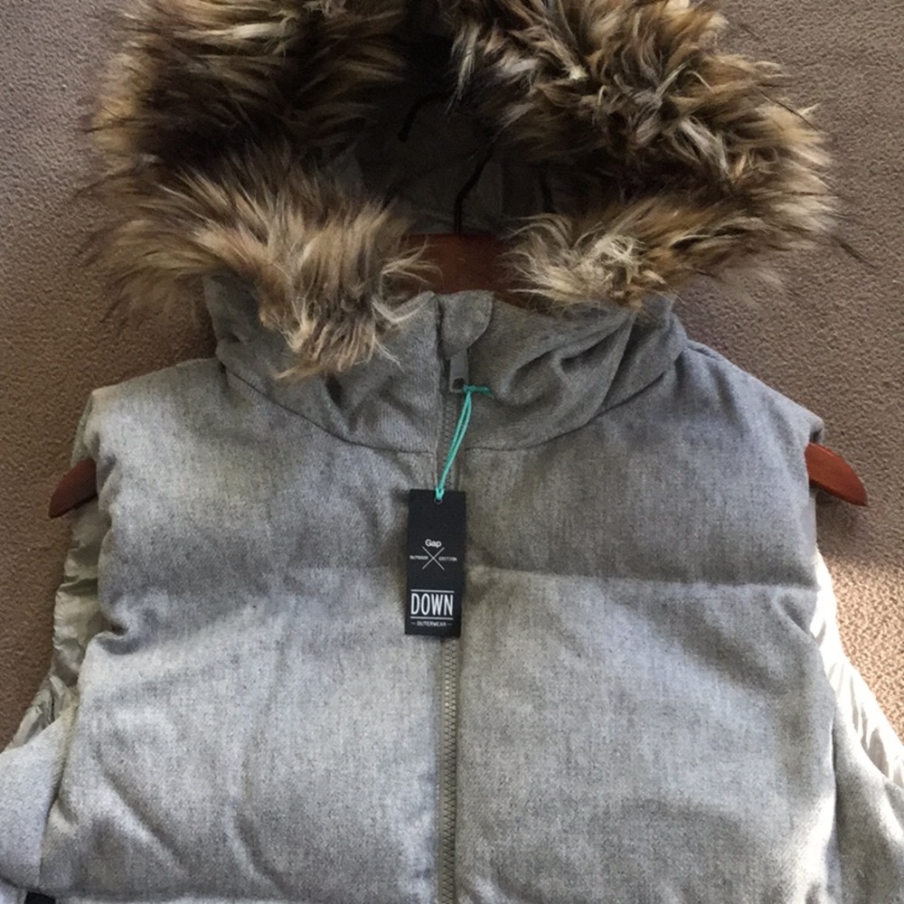 GAP Faux Fur Vest