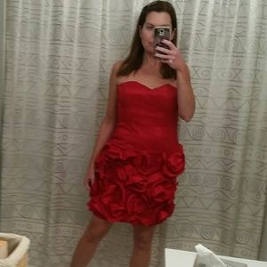 Max and Cleo red cocktail dress