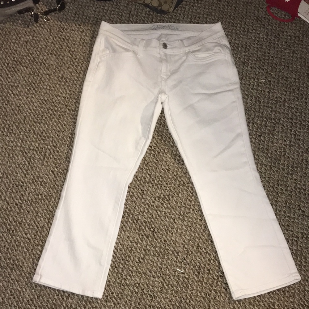 White capris never been worn