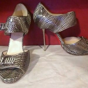 Snakeskin Christain Louboutin Heels