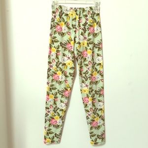 Floral Print Leggings