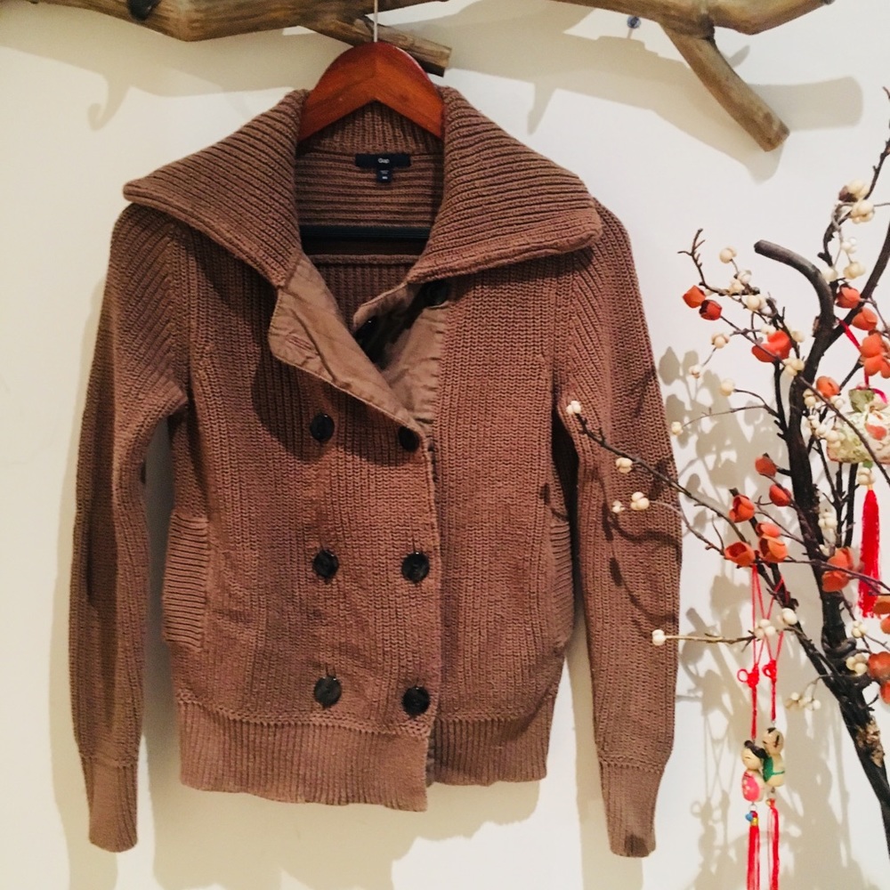 Comfy and Cozy Brown Sweater, Gap