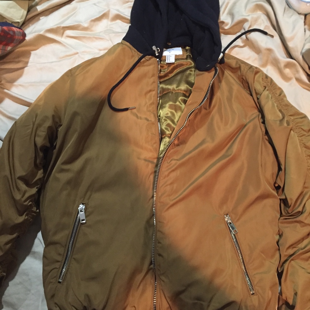 Forever 21 Golden Bomber Jacket