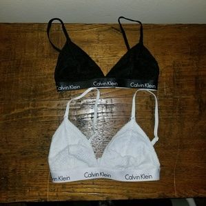Calvin Klein Lace Bralettes