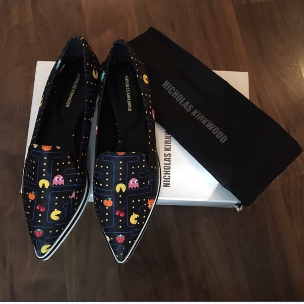 Nicholas Kirkwood Pac-Man Alona loafers NWT