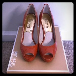 Michael Kors York Peep Toe Pumps