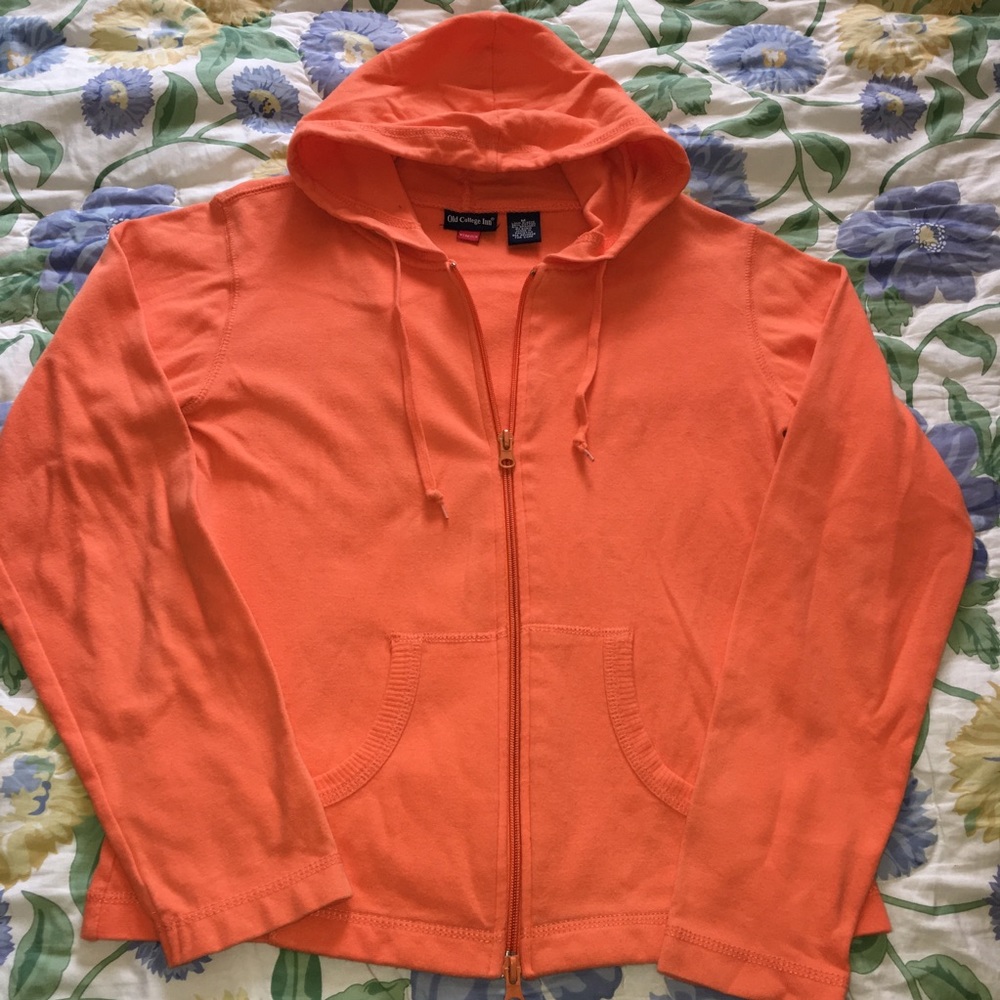 💝$5 WHEN BUNDLED OCI Orange Hooded Jacket