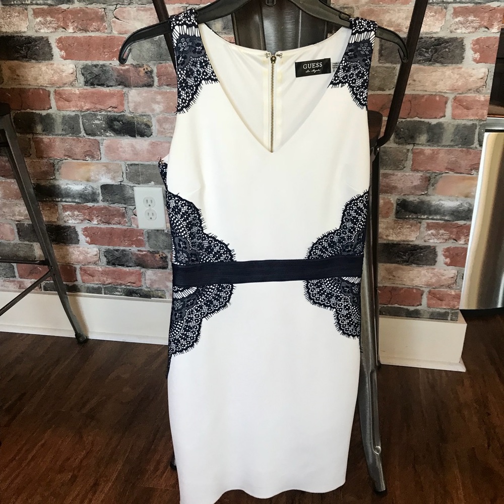 White guess dress