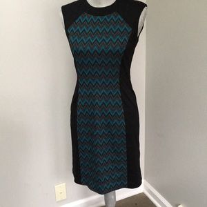 Body hugging Black Dress with Front Print