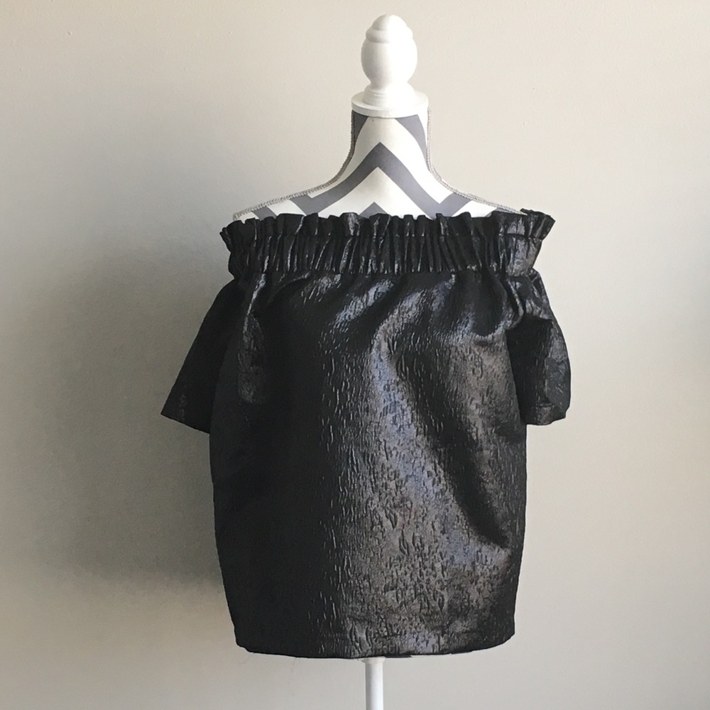 Jazzy off the shoulder shimmer top from ASOS SZ 14