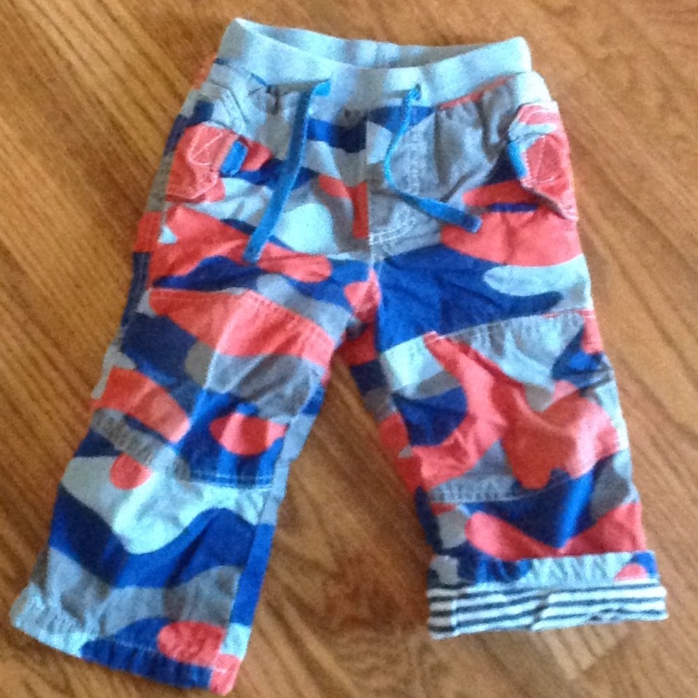 Mini Boden Camo Lined Pants 18-24m