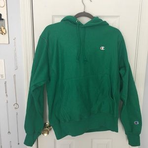 Green Champion hoodie