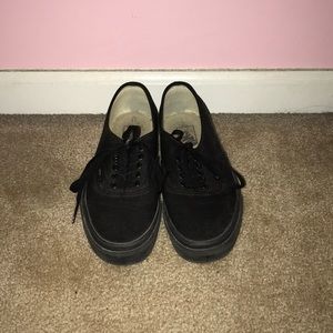 All Black Vans